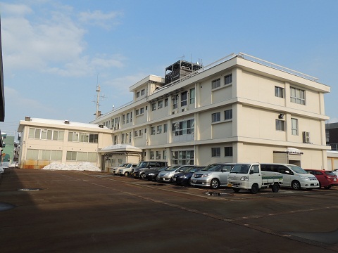 庁舎西側（裏側）　工事中の画像