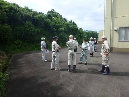 がけ崩れの危険箇所点検