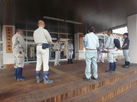 点検終了後の意見交換