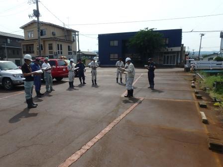 (5)表沢川の点検の画像