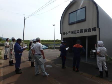 (9)小千谷市水防倉庫の点検の画像