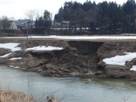 (1)渋海川被災（3月1日）の画像