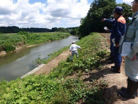 (2)渋海川の復旧を確認の画像