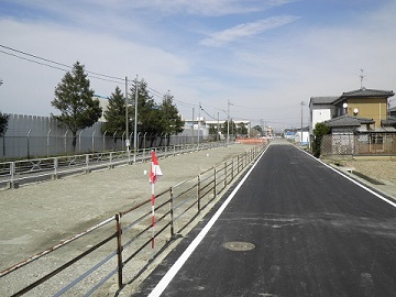 【阿賀幹線用水路】下流部改修後の画像