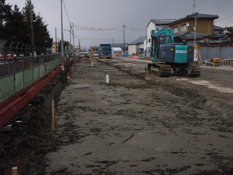 阿賀幹線用水路の工事状況の画像5