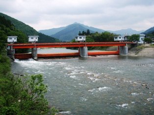 早出川頭首工（旧村松町）の画像