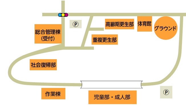 建物配置図のイラスト