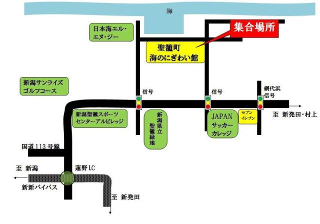 海のにぎわい館(聖籠町)の地図