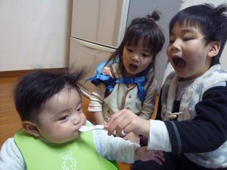 優秀賞　「そろって “あ～ん”」　吉川　恵子　様の画像