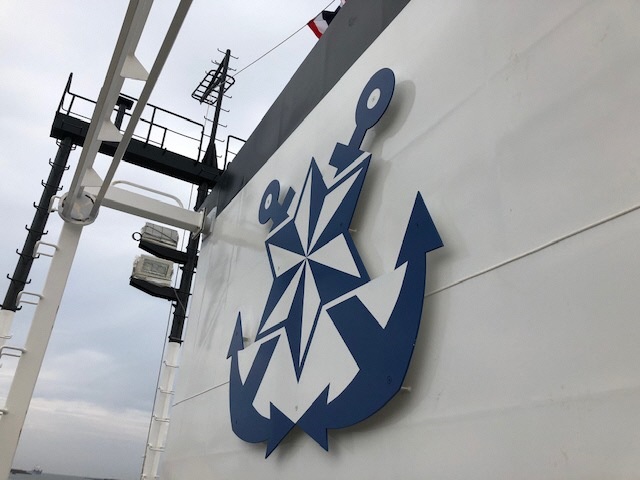 県立海洋高等学校の校章ですの画像