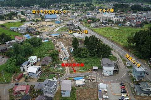 【(4)工区】のようす（平成30年8月7日撮影）の画像