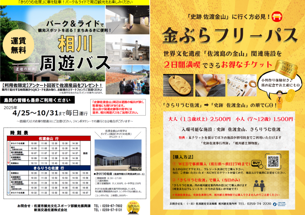 金ぶらフリーパスチラシの画像