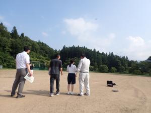 空撮ドローン操作体験その1