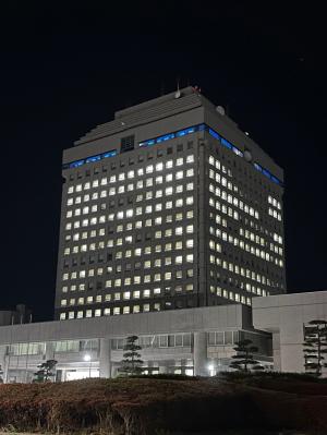 県庁ライトアップ