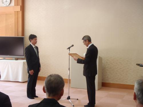 表彰式の様子